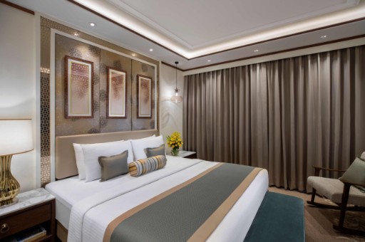 SeleQtions Suite at Tajview, Agra - IHCL SeleQtions Spacious suite with elegant furnishings at Tajview, Agra - IHCL SeleQtions, a 5-star hotel in Taj Ganj.