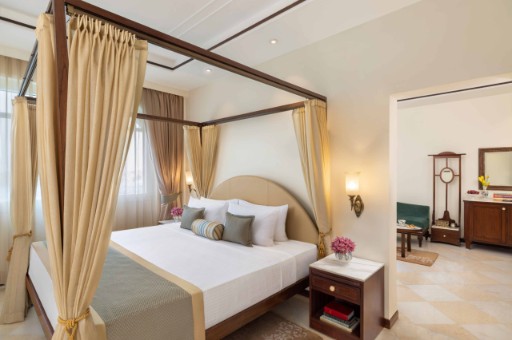 SeleQtions Suite Bedroom at Tajview, Agra - IHCL SeleQtions Newly decorated SeleQtions suite bedroom at Tajview, Agra - IHCL SeleQtions, one of the best hotels in Agra near Taj Mahal.