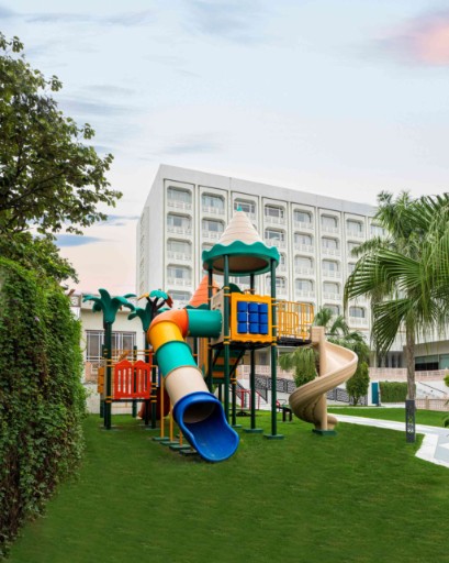 Kids Area at Tajview, Agra - IHCL SeleQtions Kids' play area at Tajview, Agra - IHCL SeleQtions, a family-friendly hotel in Agra.