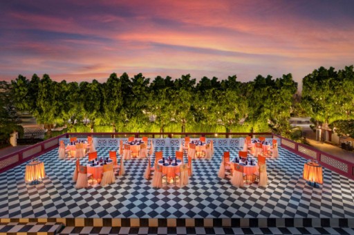Dining Area at Tajview, Agra - IHCL SeleQtions Elegant dining area at Tajview, Agra - IHCL SeleQtions, offering a stylish dining experience in Agra