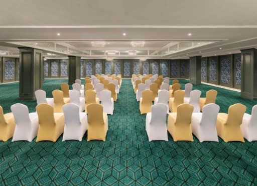Conference Room at Tajview, Agra - IHCL SeleQtions Well-equipped conference room at Tajview, Agra - IHCL SeleQtions, a top business conference room in Agra.