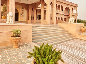 Main Entrance Staircase at Pratap Mahal,Ajmer-IHCL SeleQtions