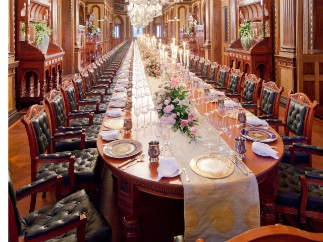 Royal Dining in Hyderabad - Taj Falaknuma Palace, Hyderabad Royal Dining in Hyderabad at Taj Falaknuma Palace, Hyderabad
