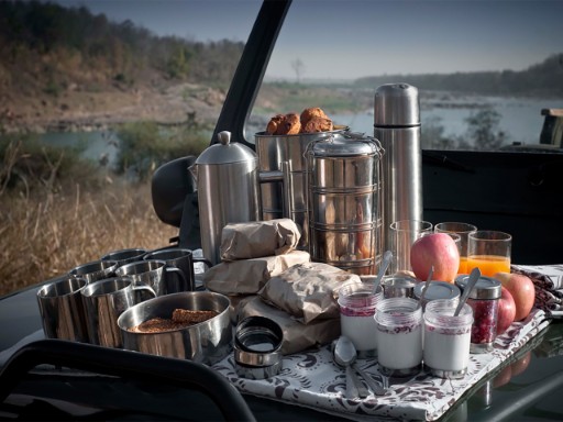 Indulgent Breakfast at Mahua Kothi, a Taj Safari Lodge Indulgent Breakfast at Mahua Kothi, a Taj Safari Lodge