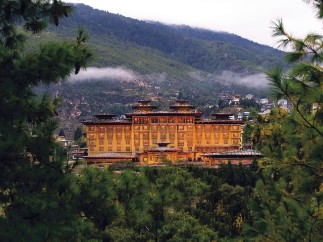 Dawn - Taj Tashi, Bhutan Dawn at Taj Tashi, Bhutan