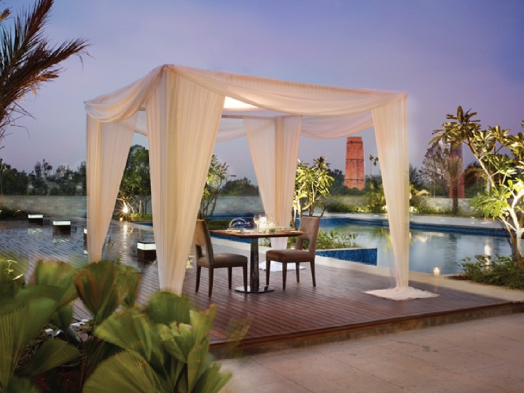 Experience the Luxury Private Dining by the Pool at Taj Yeshwantpur - 4x3
