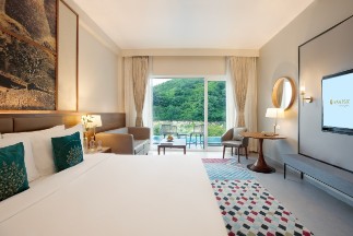 Best room with pool in Kumbhalgarh - Raajsa Kumbhalgarh Spacious best hotel Bedroom in Rajasthan – Raajsa Kumbhalgarh