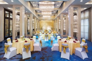 Tango Conference Room at Blue Diamond, Pune Elegant Tango conference room at Blue Diamond, Pune, set up for a business meeting, featuring state-of-the-art facilities in a 5-star hotel in Koregaon Park