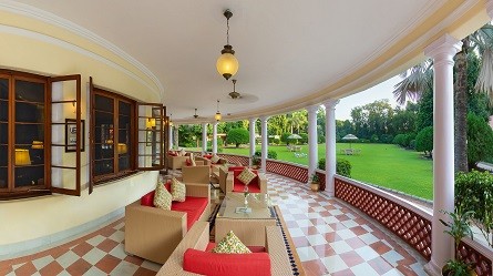 verandah Sitting Area Sawai Madhopur Lodge - IHCL SeleQtions